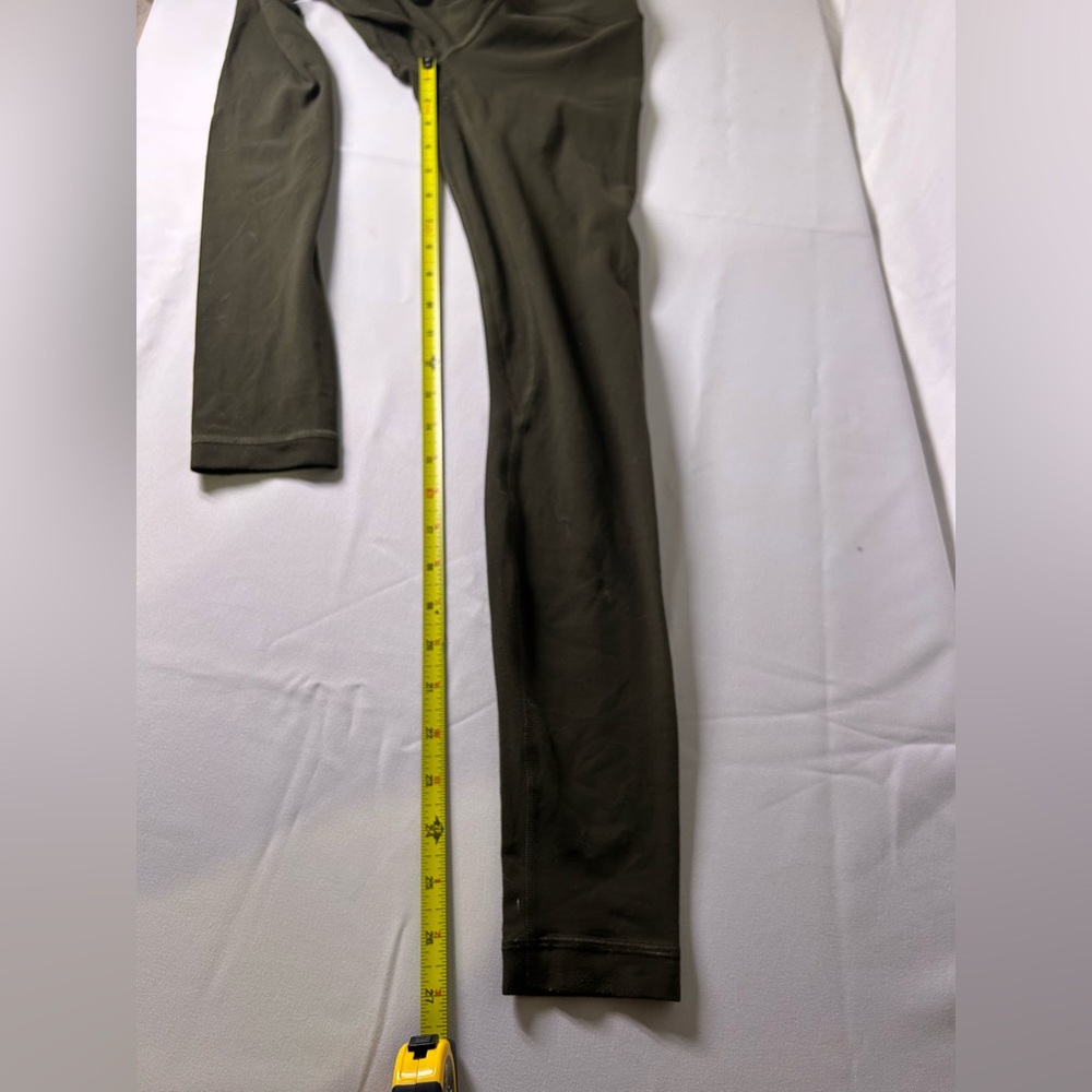 Lululemon leggings Olive Green High-Waisted Leggings 0 - Picture 5 of 9